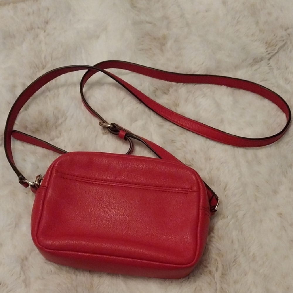 Diane Von Furstenberg Red Leather Crossbody Bag - Picture 3 of 11